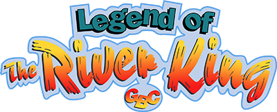 Legend of the River King logo for GameBoy Color